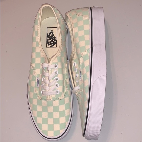 green vans checkered